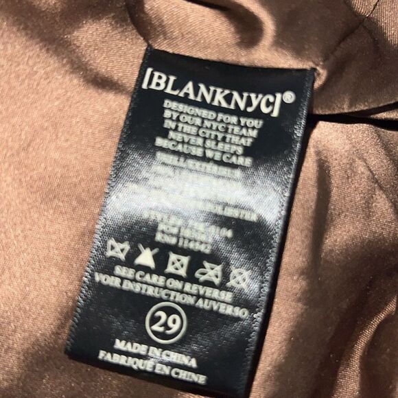 BLANK NYC 100% leather mini skirt size 29 - Picture 7 of 7